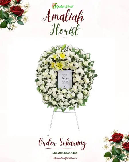 Krans Bunga Duka Rawa Sari